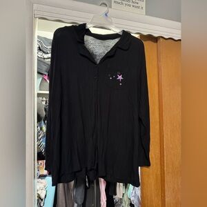 Torrid Black Super Soft Sleep Shirt